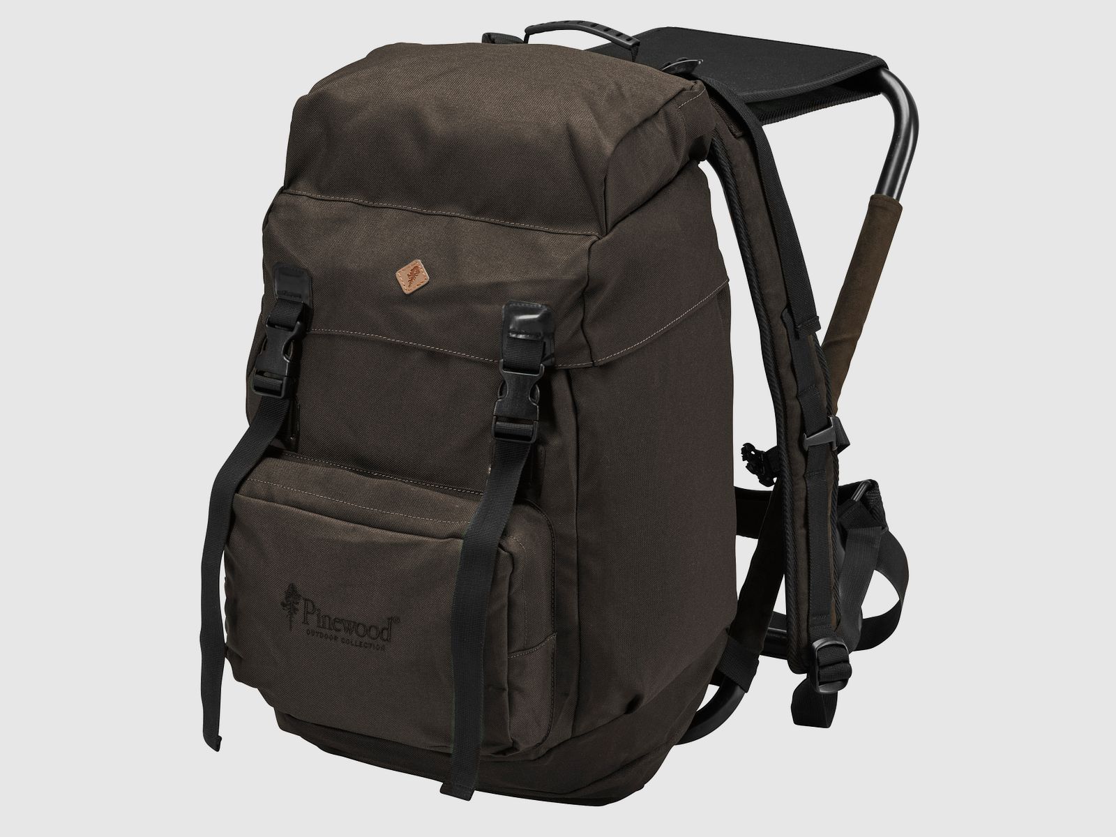 Pinewood Sitzrucksack 35L Wildleder braun