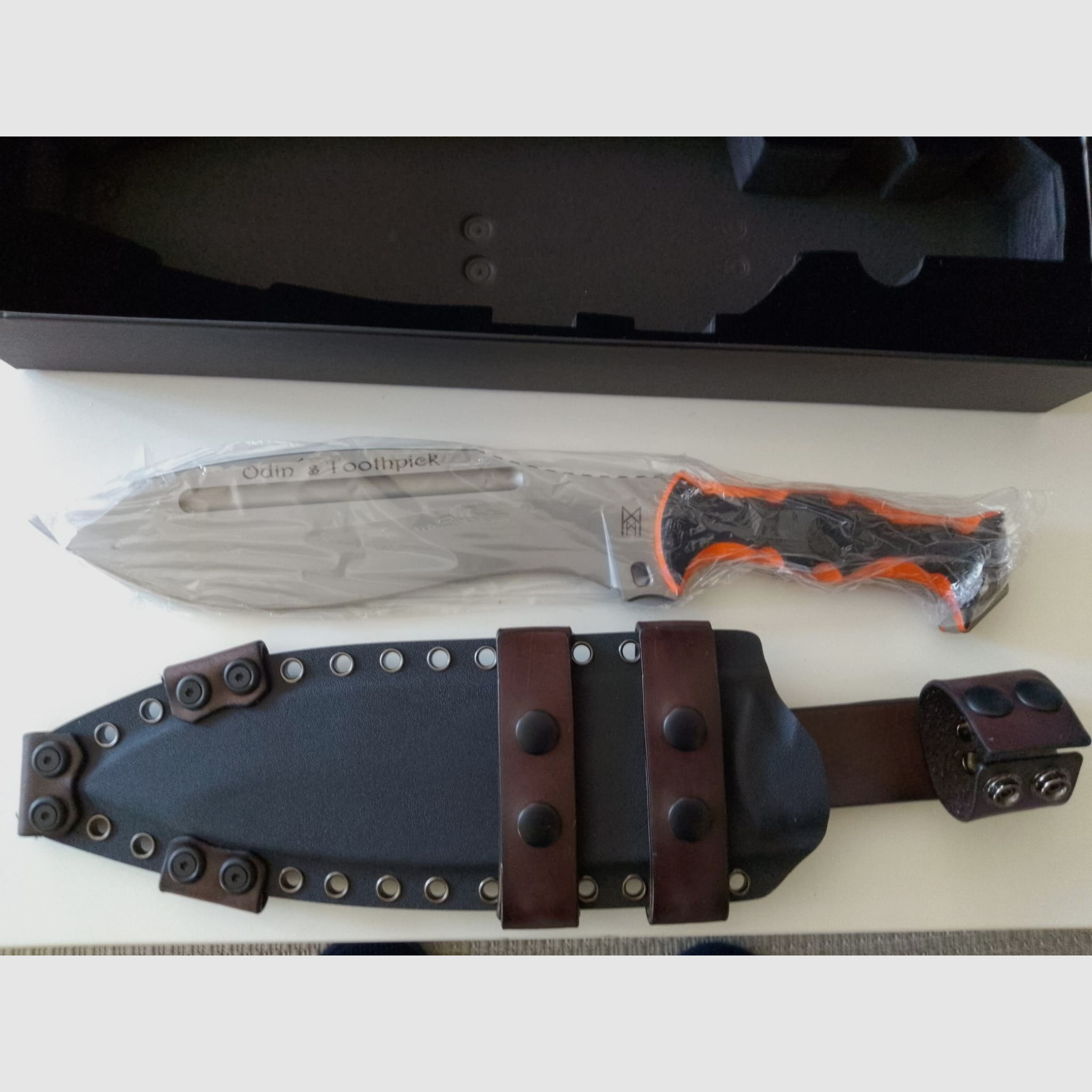 Midgards Odin,s Toothpick Kukri V2 Messer Neu und Original