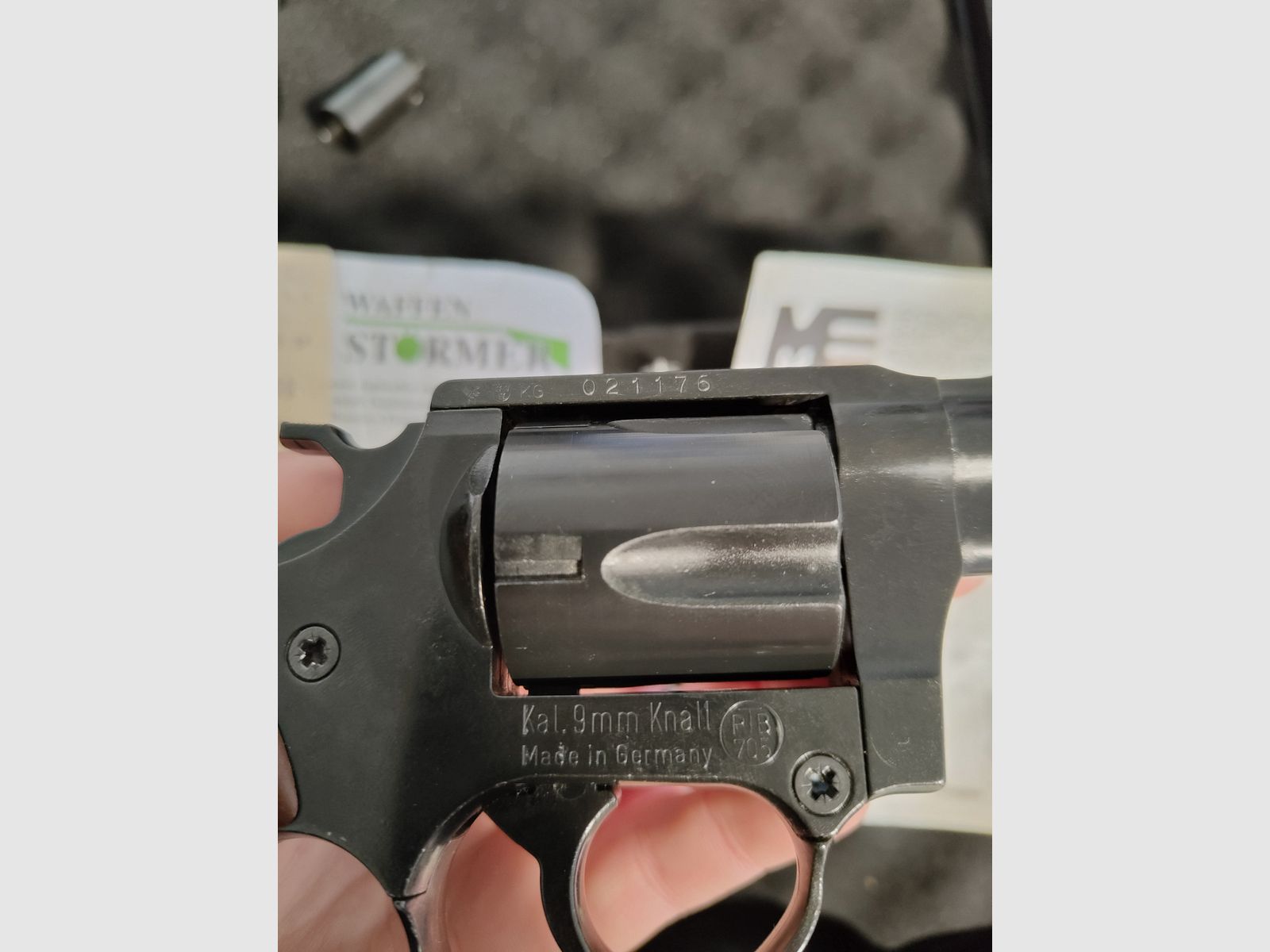 Melcher ME 38 Pocket Revolver 9 mm R.K. 1996 Schreckschuss 