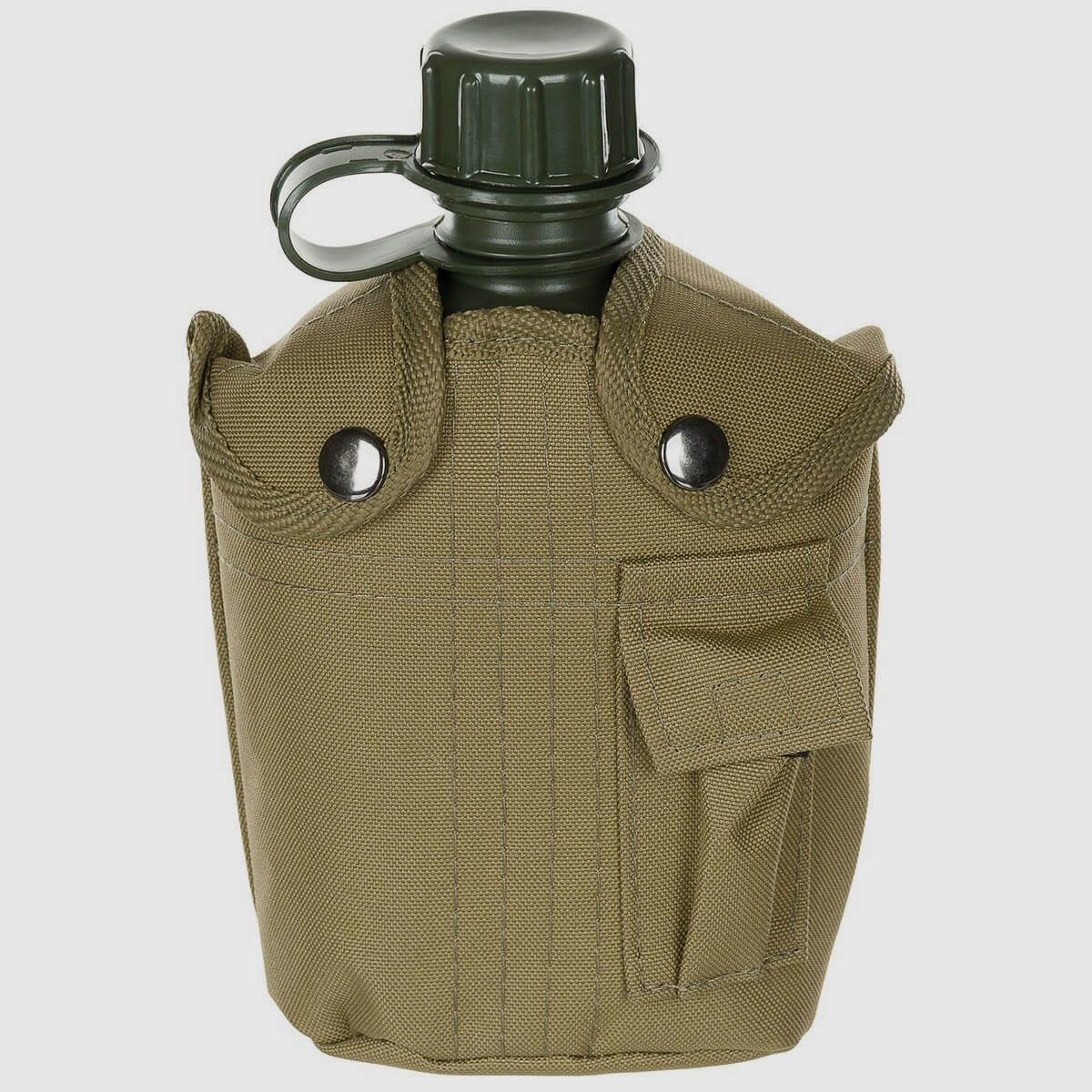 US Feldflasche mit Hülle, 1l - Coyote Tan