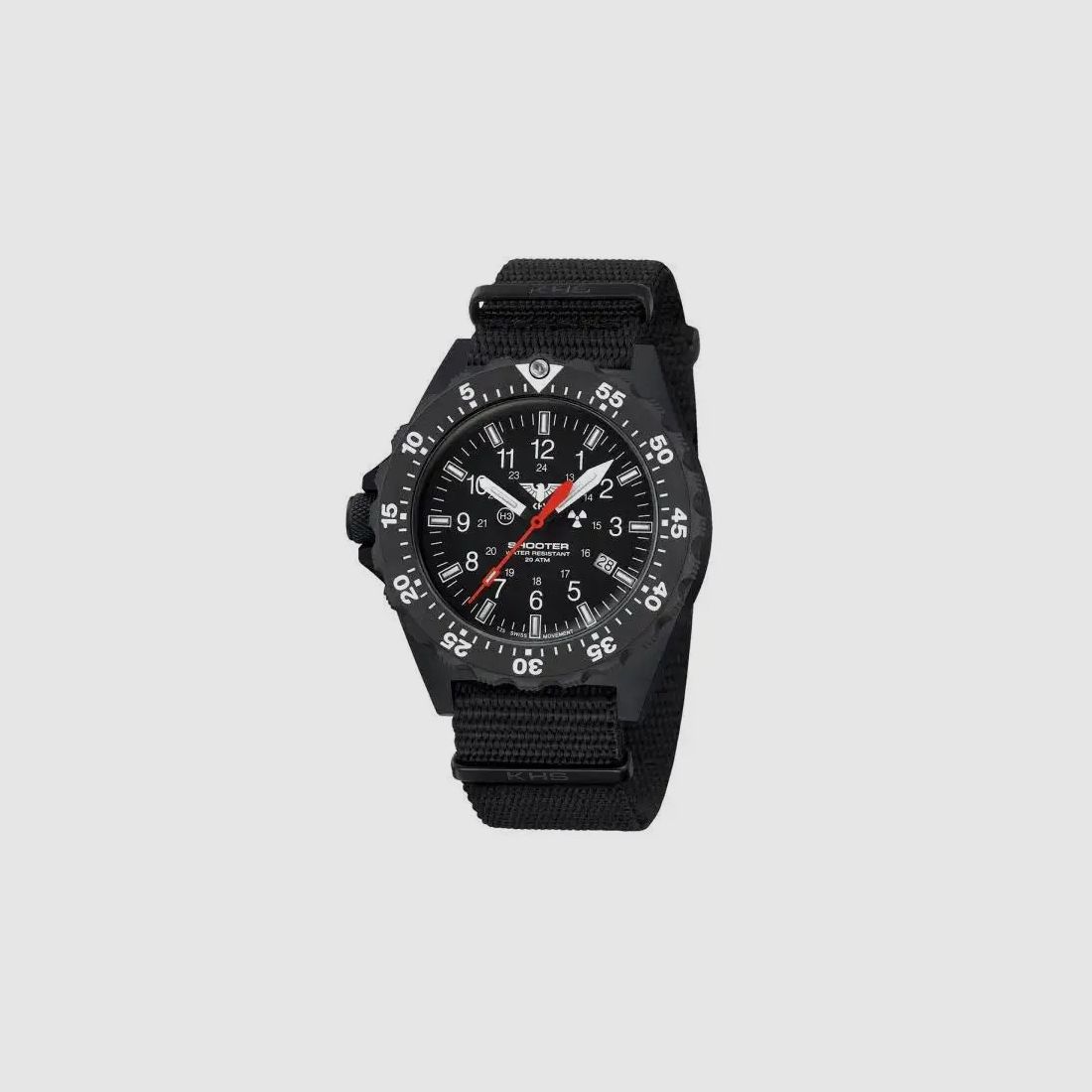 KHS KHS Montre Shooter MKII Field NATO Band - Noir