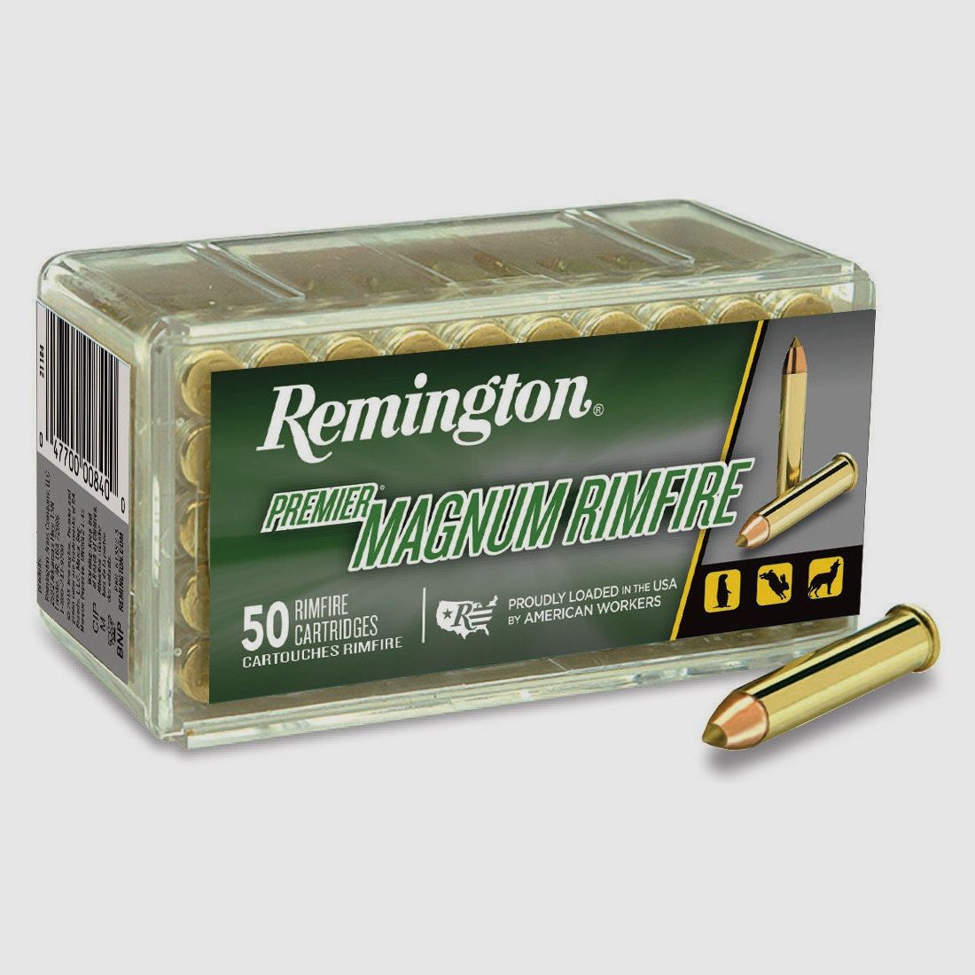 REMINGTON PREMIER MAGNUM RIMFIRE ACCUTIP-V - 22 MAGNUM, Bild 1 von 3