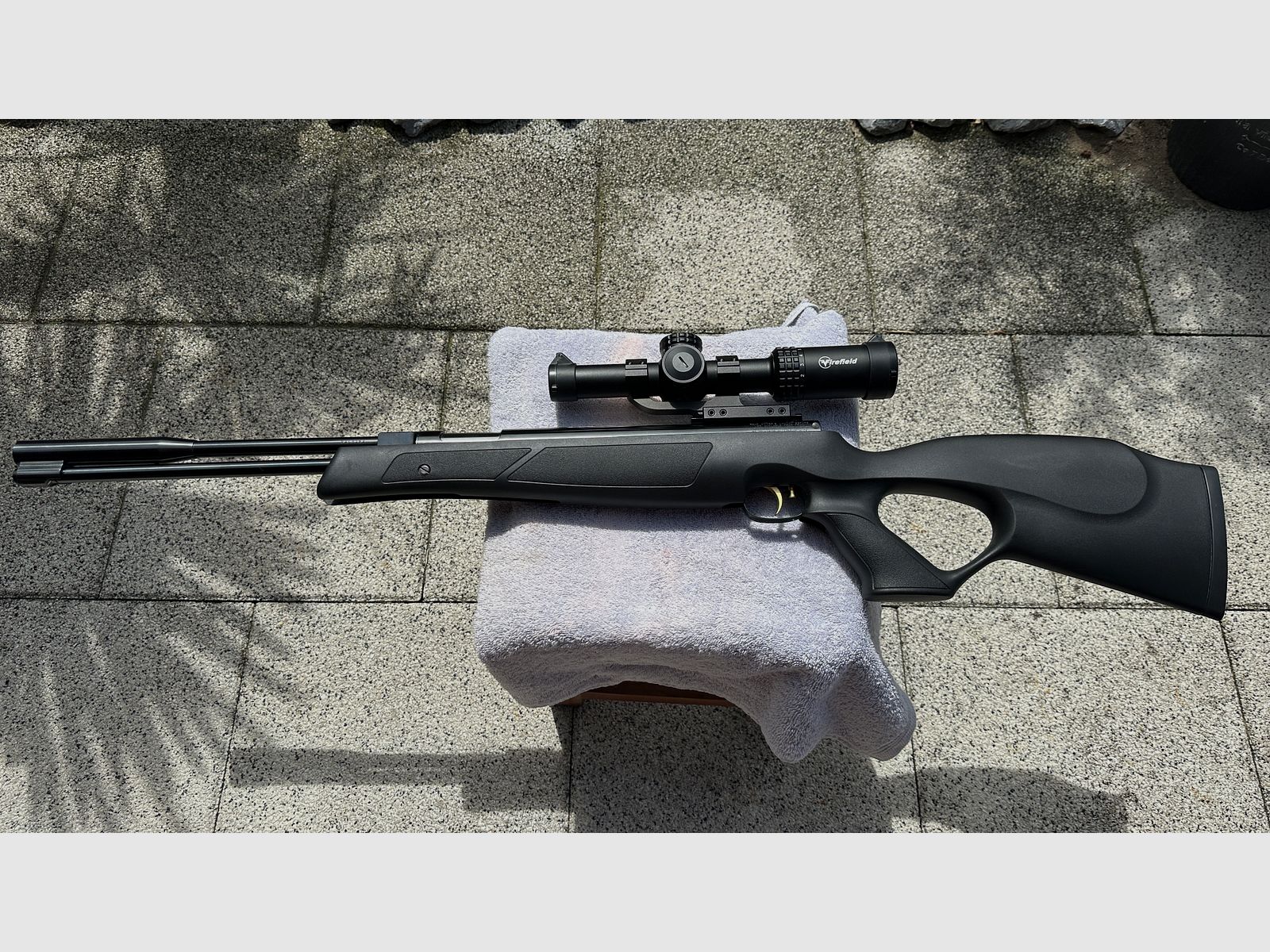 Weihrauch HW97K con telescopio RapidStrike 1-10x24
