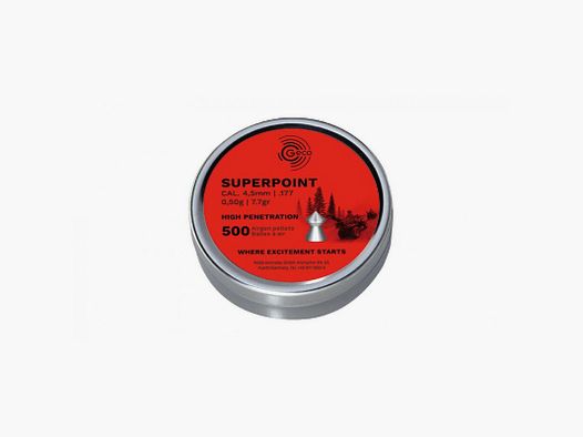 GECO DIABOLO 4,5 MM 0,5 G SUPERPOINT 500 PZ
