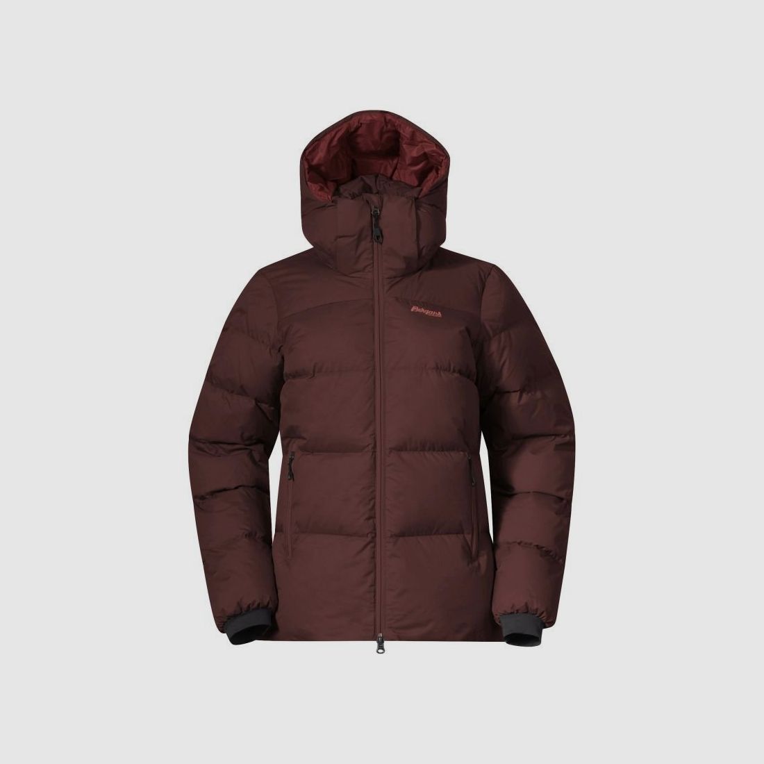 Bergans Damen Jacke Lava Medium Down w/Hood Bordeaux L