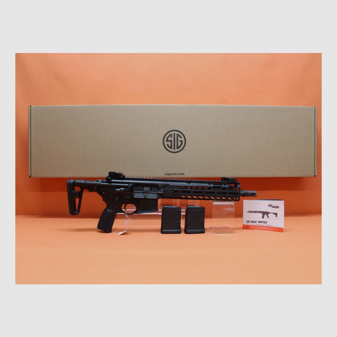 SIG Sauer Ha.Büchse .223Rem SIG Sauer MCX Virtus SBR 2-Positionen Gas-Piston-System AR-15 Basis 11,5" Lauf