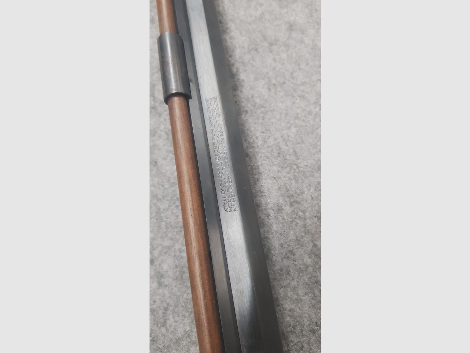 Vorderlader Great Plains Hawken Perkussions Rifle im Kaliber .45 Gewehr mit Diopter