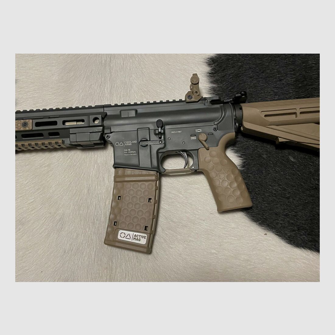 OBERLAND ARMS OA-15 PR M5, loop 16,75", OA MDR M-LOK handgreep 13", OA M4-schaft BUIS, MFD