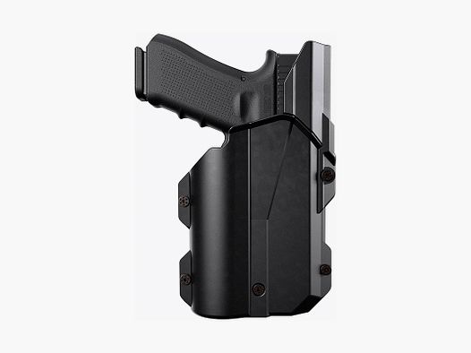 VEGA HOLSTER – INJEKTIONSGEFORMTES POLYMERHOLSTER MIT ÜBERLEGEM SICHERHEITSSYSTEM | FÜR GROSSE AUTOMATIKWAFFEN UND GROSSE AUTOMATIKWAFFEN KOMPAKT + TASCHENLAMPE/LASER