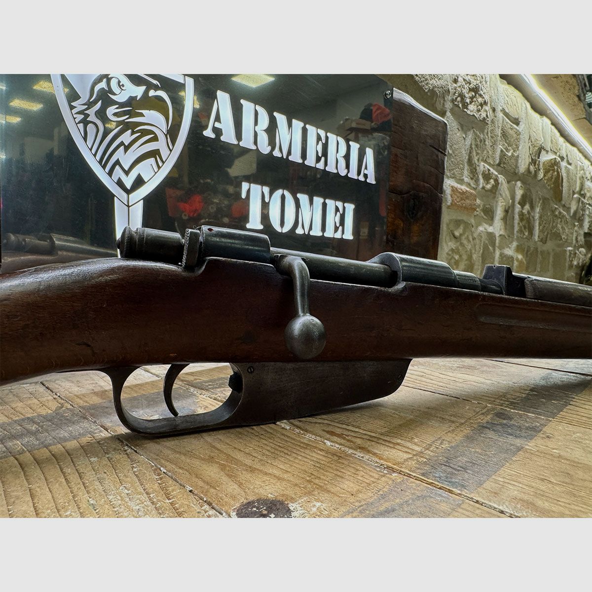 GEBRUIKT – GEWEER – CARABINA CARCANO 91/38 kal. 6.5x52MM, afbeelding 2 van 7