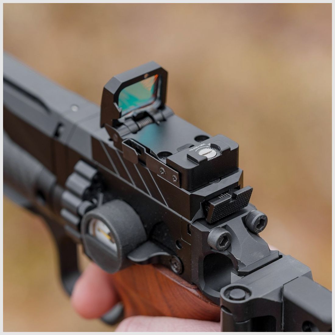 Bundle – RED DOT SIGHT MOUNT Schiene + Buttstock Adapter - Optional für Karabiner Version | CNC ALU | schwarz eloxiert | Huben GK1 | RMR 3.0 | Doctor | RMSc