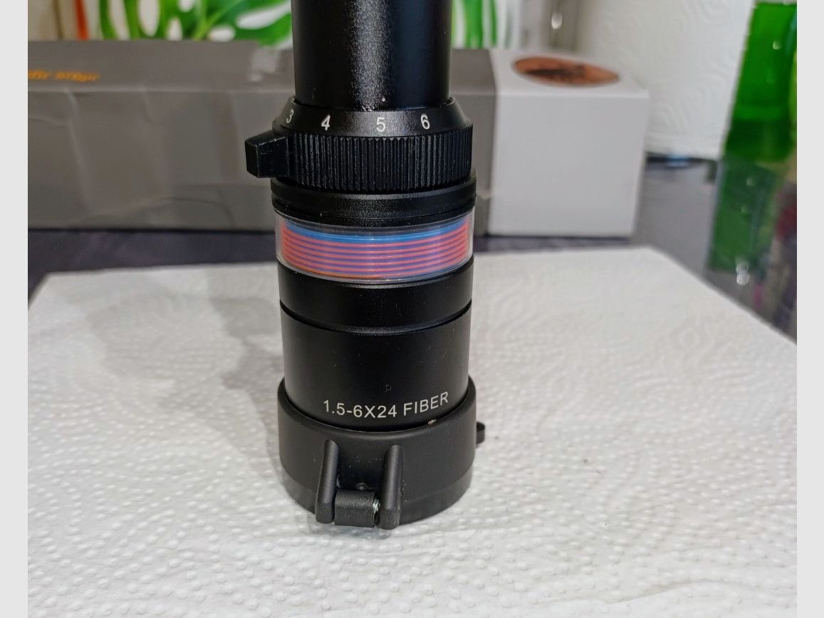 Drückjagd-Zielfernrohr 1,5-6x24 Red fiber 