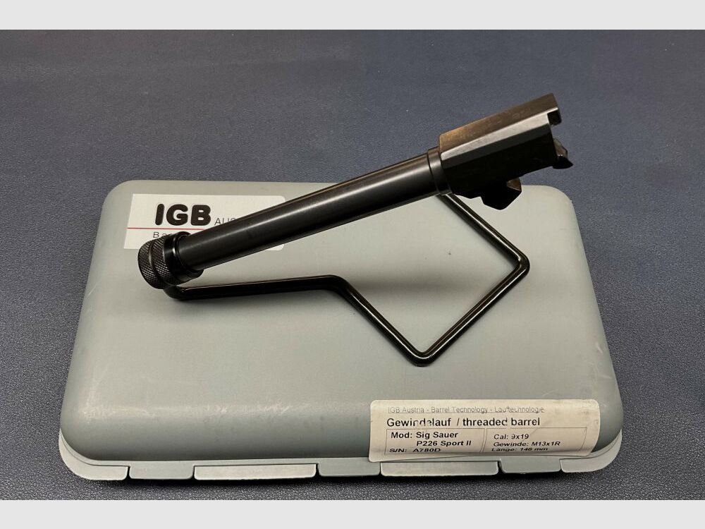 Austauschlauf IGB mit Gewinde 9mmLuger