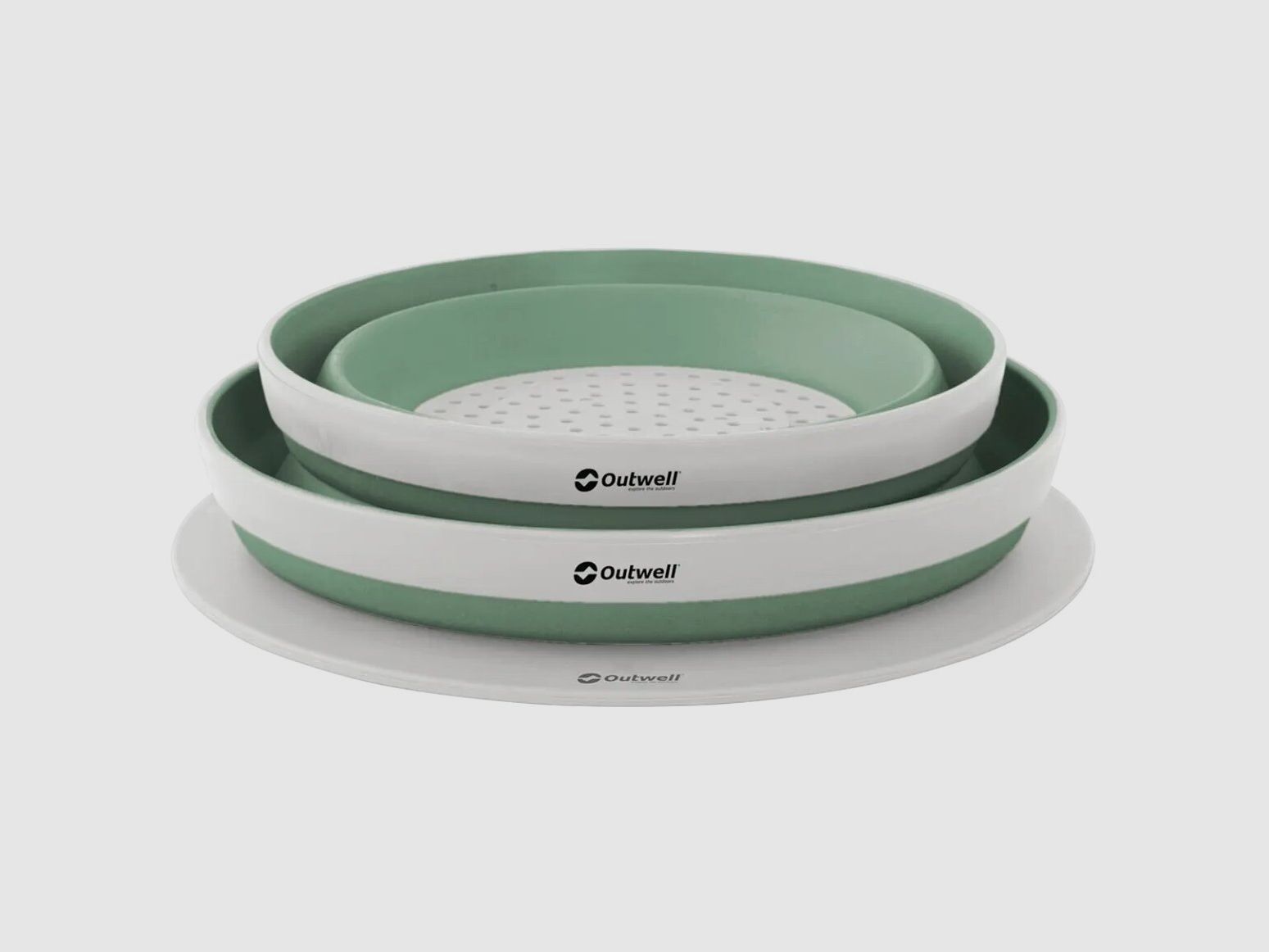 Set di Ciotola e Colino Pieghevole, Verde Scuro, immagine 6 di 15