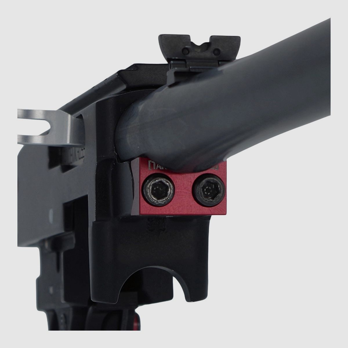 Tandemkross – Bloque de montaje del cañón - V-Block - Ruger 10/22 - Rojo - TK18N0449RED1, imagen 3 de 3