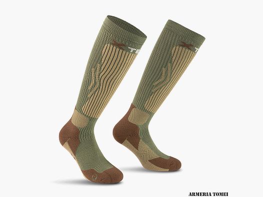 SOCKS – X TECH – COMPRESSION GREEN VM08