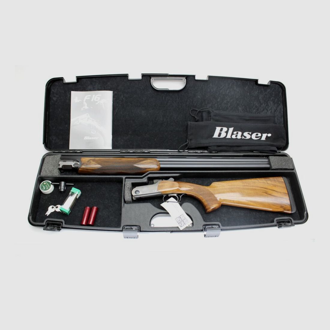 BDF Blaser F16 Game Bockdoppelflinte Stahlschrot, Wechselchoke 12/76