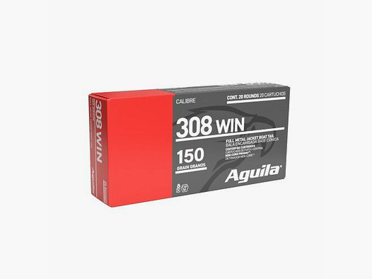 AGUILA .308 WIN 150gr FMJ BT