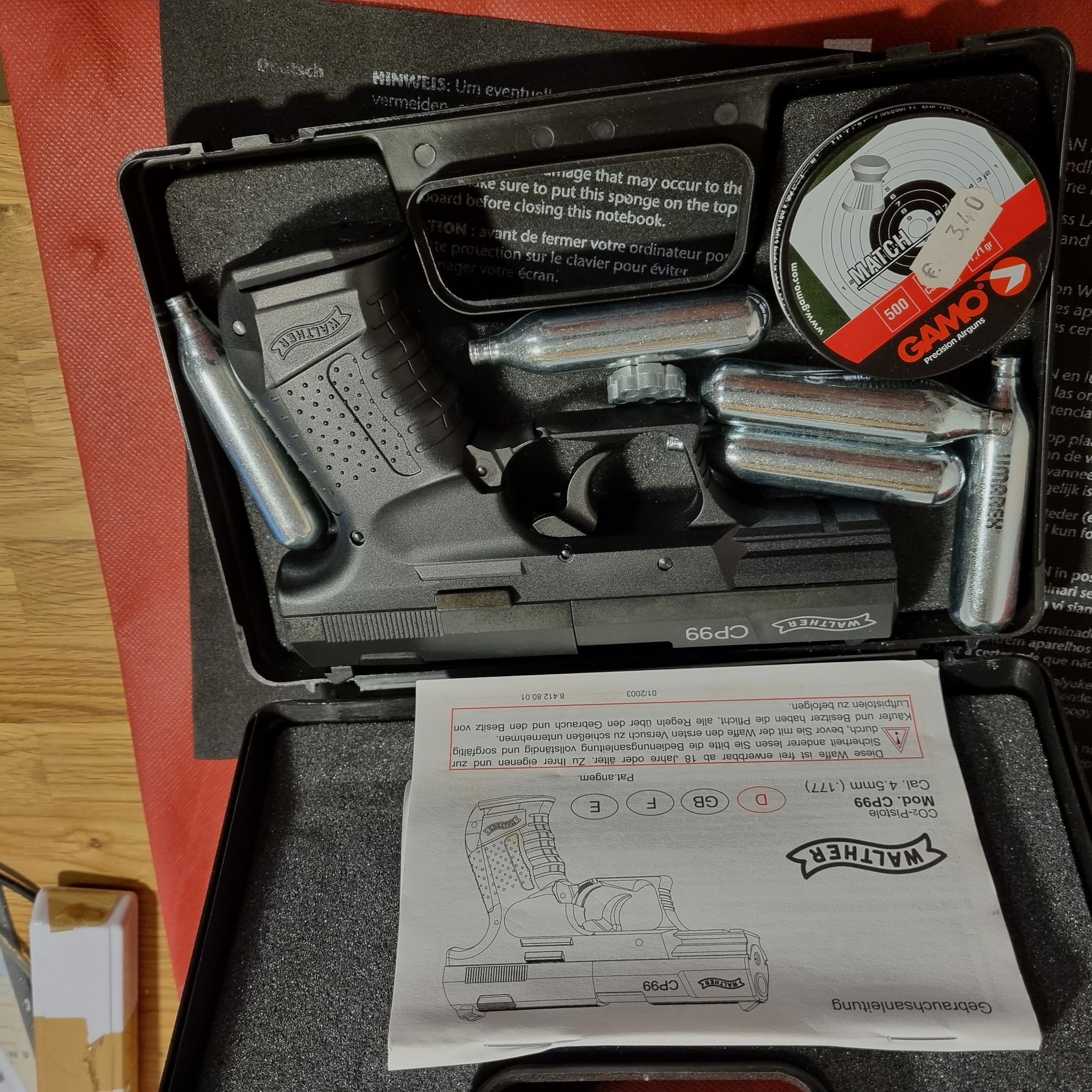 Walther CP 99, 4,5 mm/ Co2, alte Ausführung