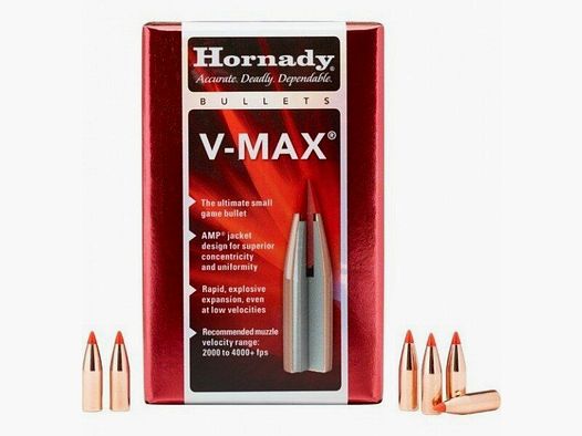 Hornady 20grs V-MAX 100STK​ .17/ .172 Geschosse blei
