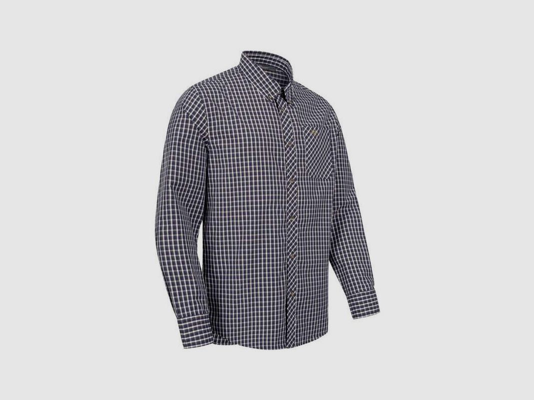 Blaser Shirt Juan dark blue/white checked XL