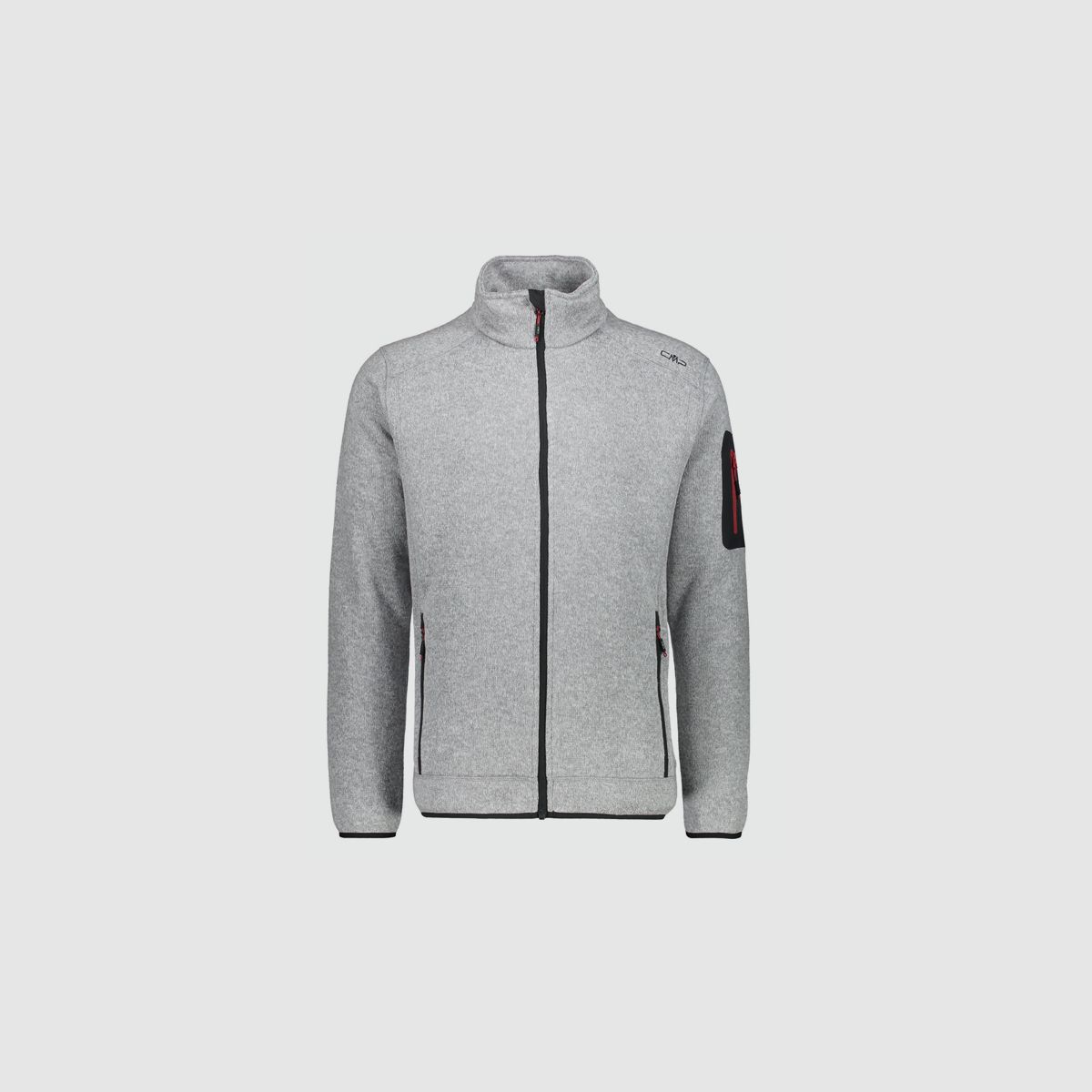 CMP Man Jacket Stickjacke Grau