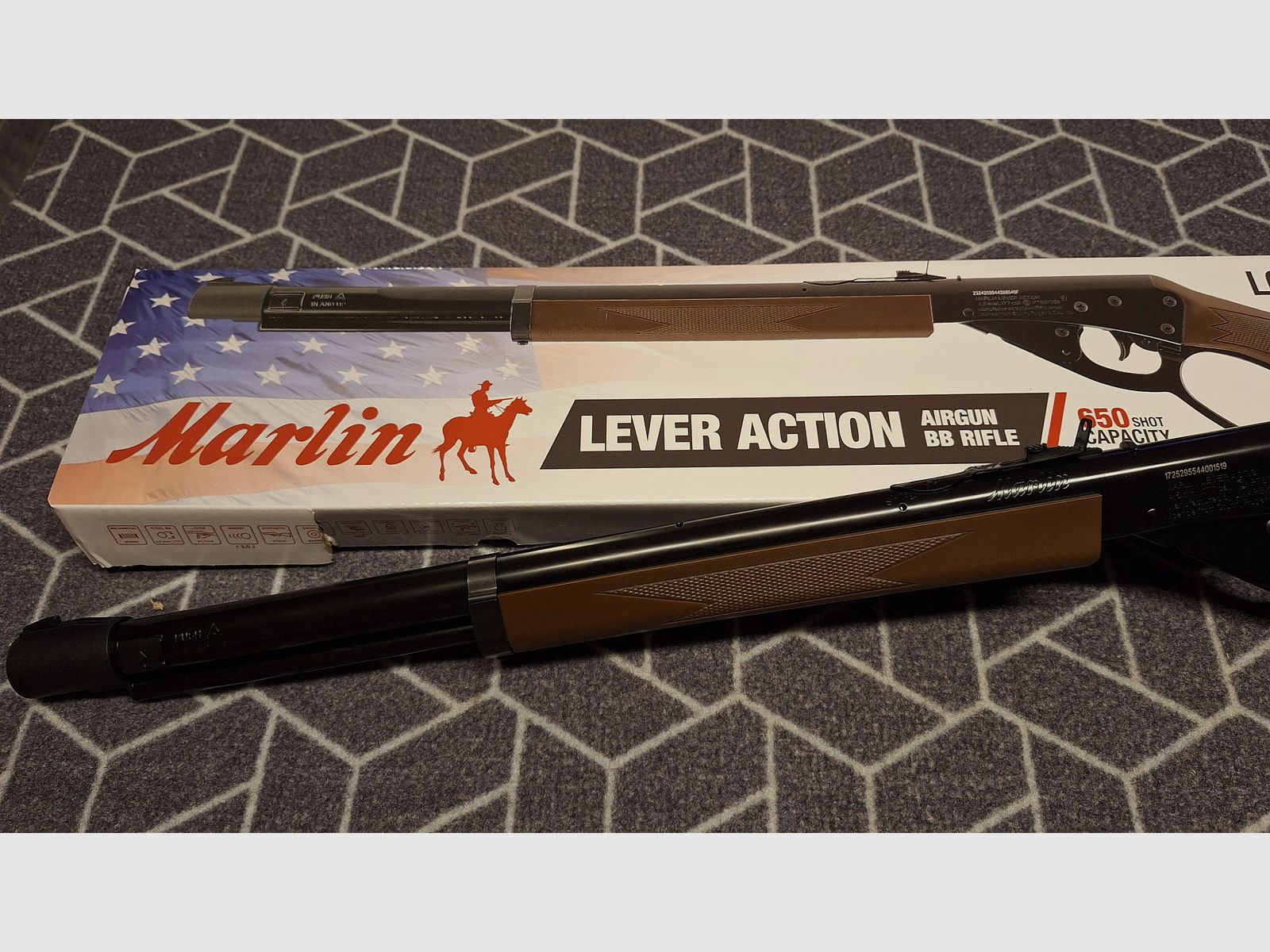 Marlin Lever Action BB Rifle - Unterhebelspanner Luftgewehr 4,5 mm BB