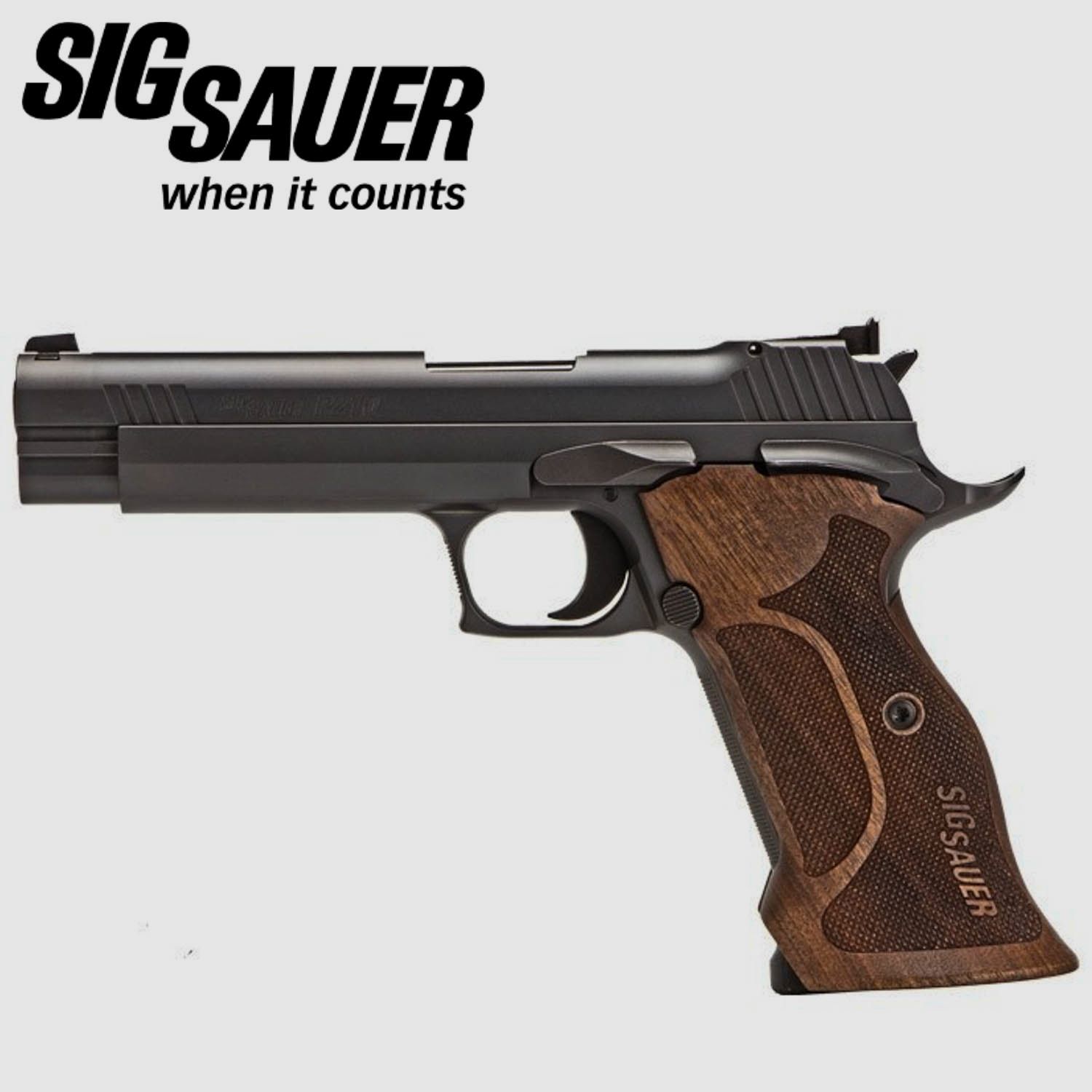 Pistolet Sig P210 Target 5&Prime; cal 9mm visée réglable, image 1 sur 3