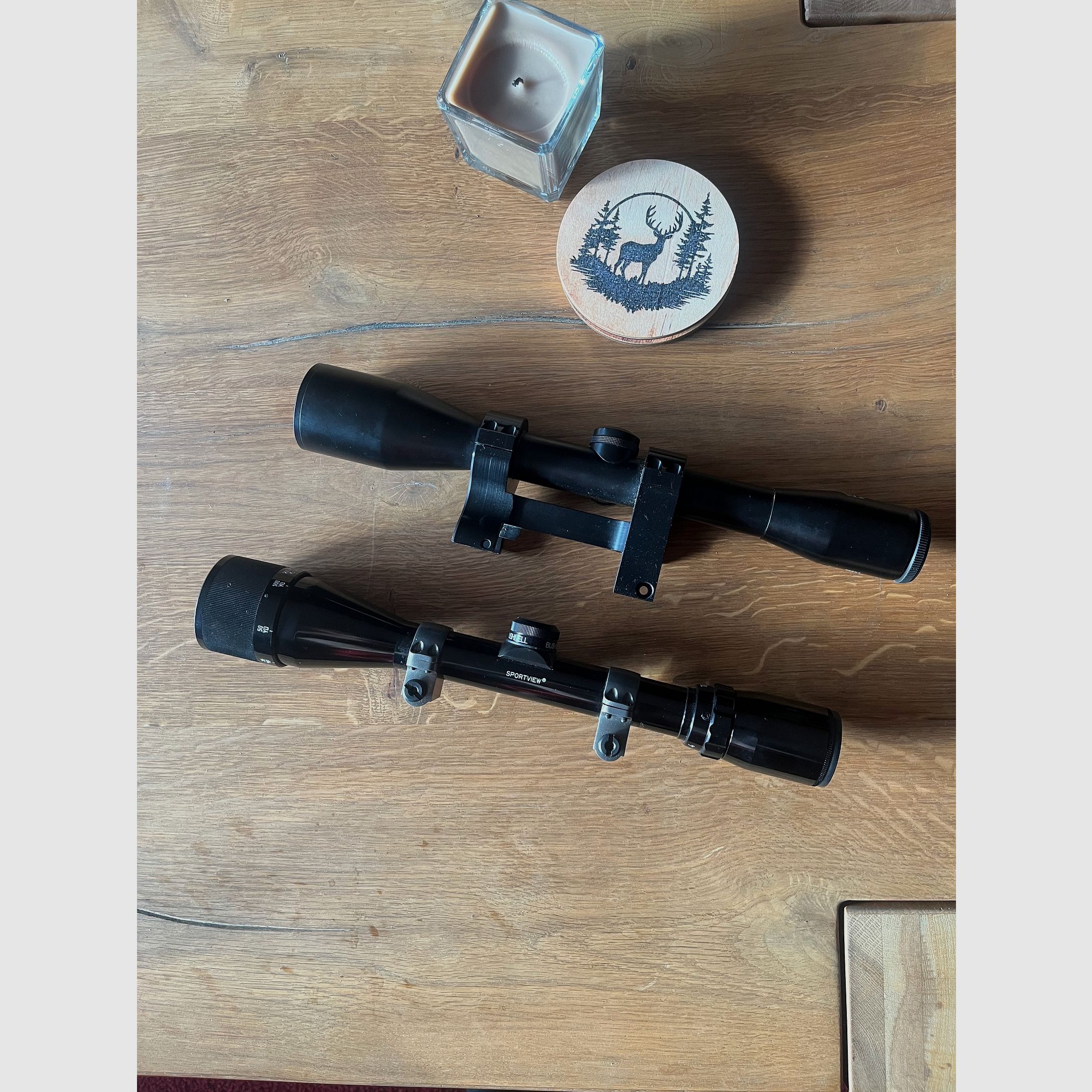 Zielfernrohr Schmidt & Bender 10x42, Bushnell Sportview 4-12x40. Keine Beschädigungen oder Mängel. Montagen sind an den ZF auch vorhanden.