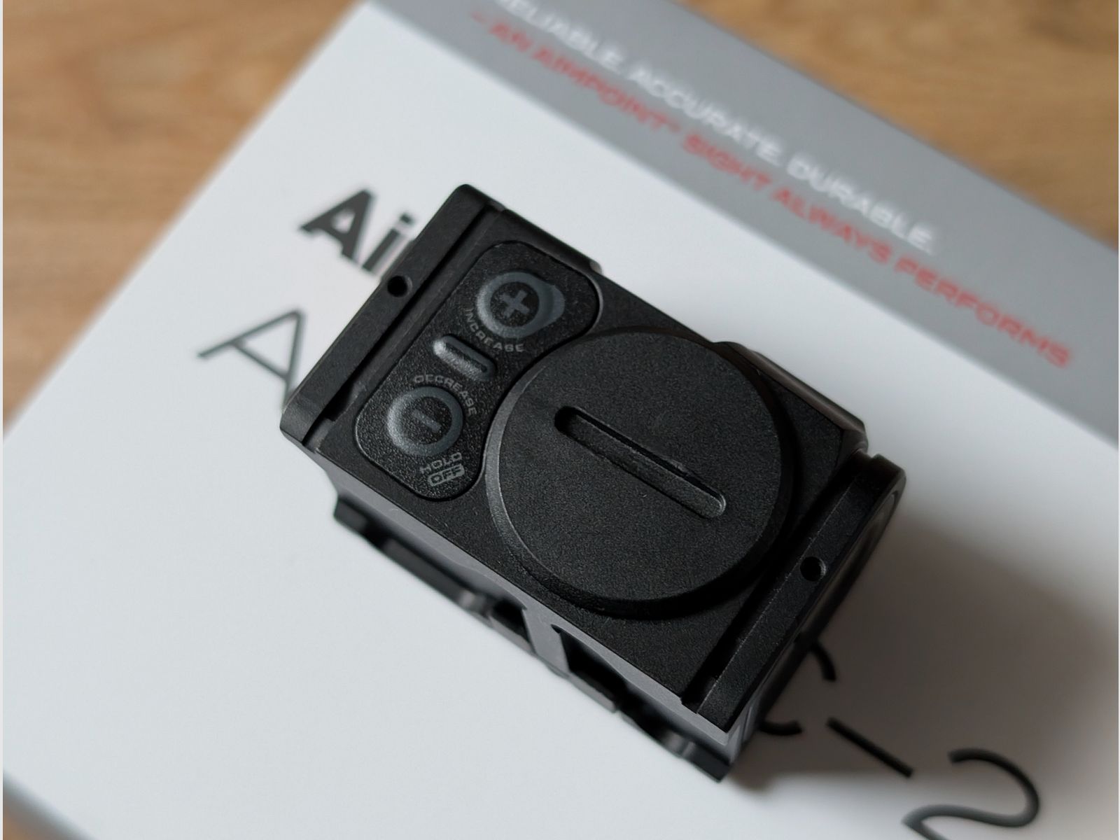 Two months old Aimpoint ACRO C-2 with receipt