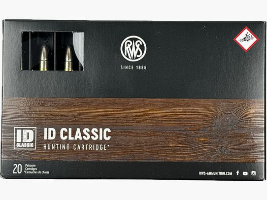 RWS hunting cartridge ID Classic cal. .30-06 150grs/9.7g