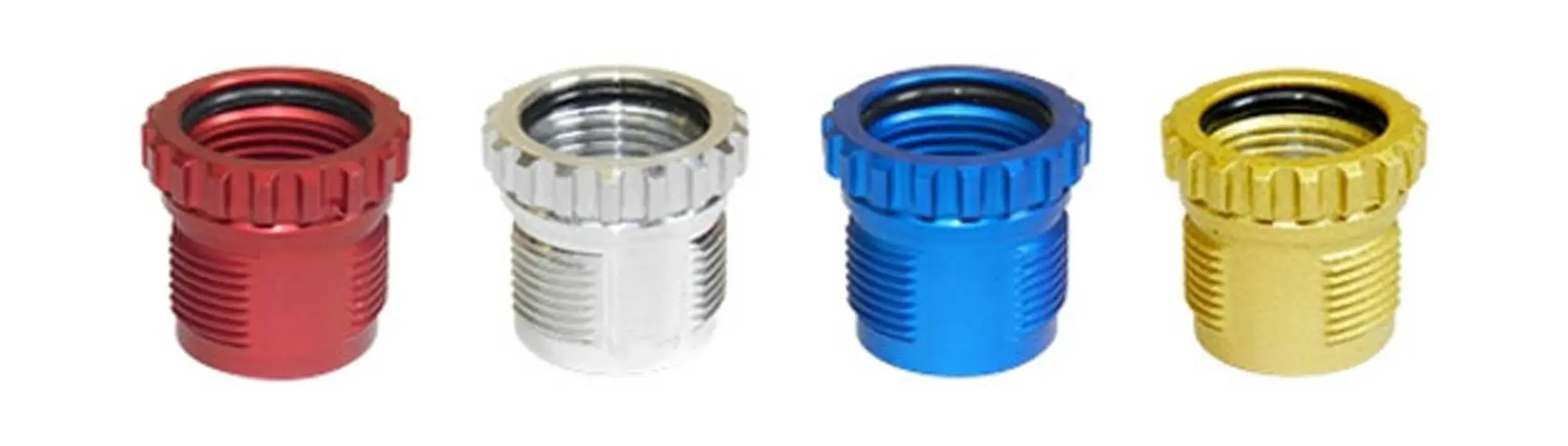 Breech Lock EZ Set Spline Drive Ringe (4er-Pack) Lee Precision aus Aluminium, Bild 2 von 2