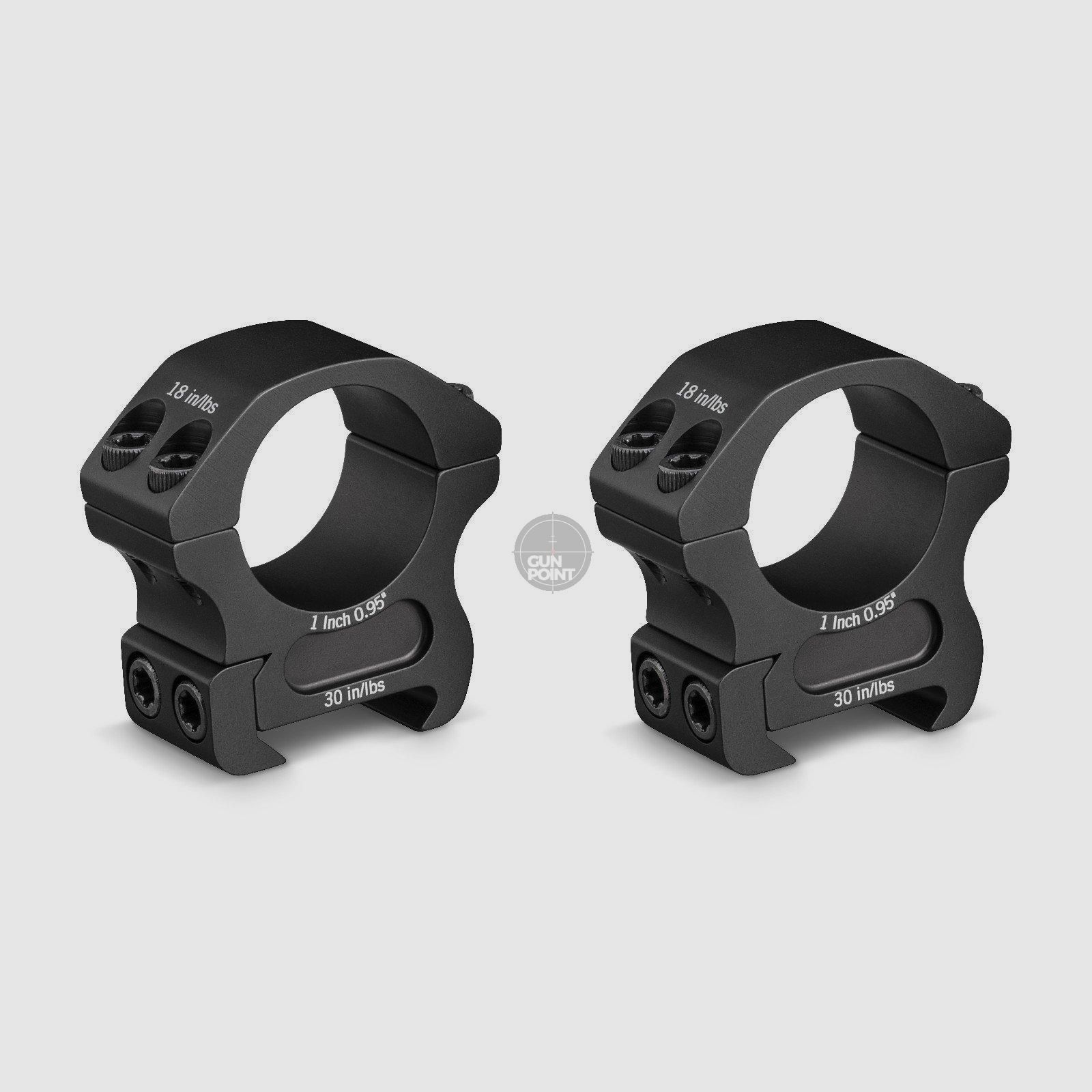 Vortex Optics Pro Series Anelli da 1 Pollice Medi