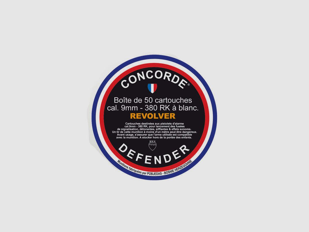 9MM / 380 RK À BLANC CONCORDE DEFENDER, Bild 1 von 3