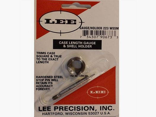 LEE PRECISION LEE LENGTH GAUGE/ SHELLHOLDER, .223 WSSM