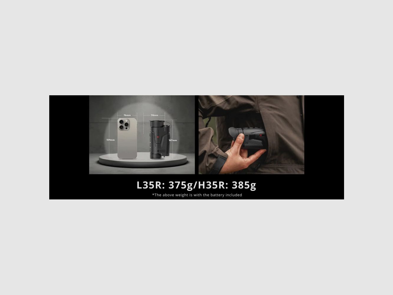 Nocpix LUMI LRF LH35R Wärmebildmonokular, Bild 3 von 7