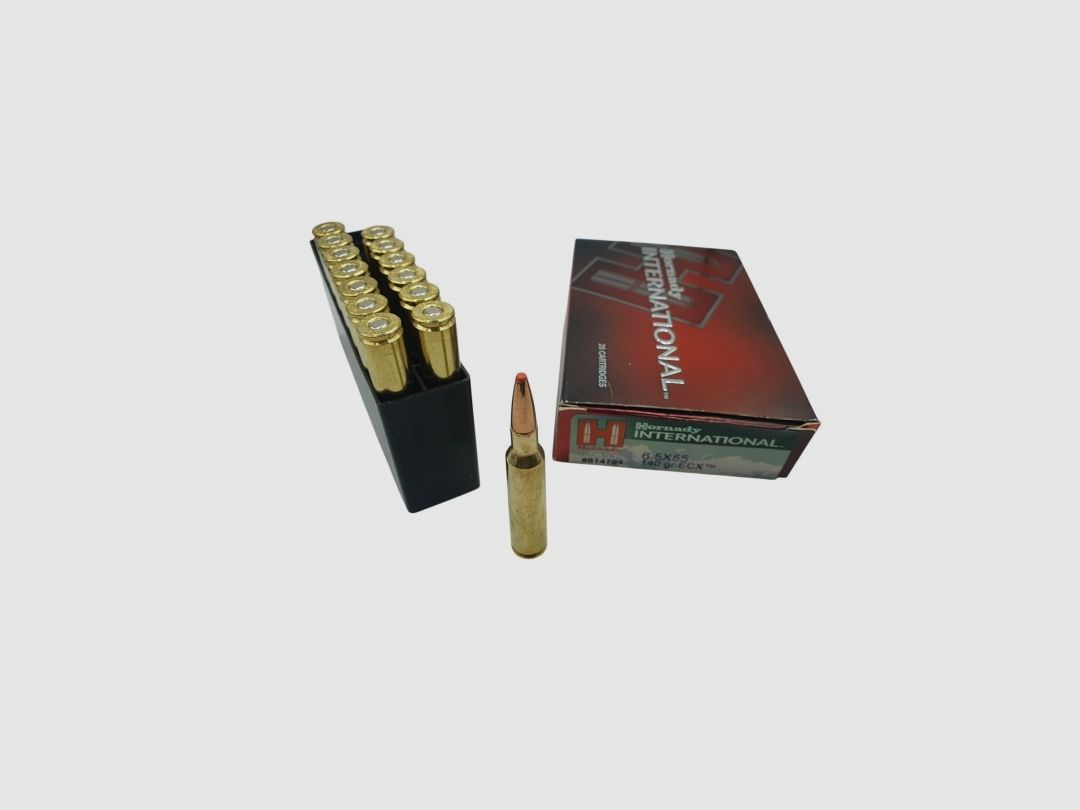 DESTO AMMO - PACKUNG MIT 14 PATRONEN HORNADY KAL.6.5X55SE ECX 140GR, Bild 4 von 4