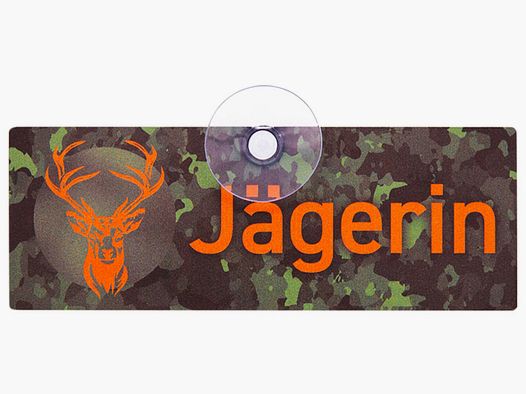 Wilde Hilde Original Autoschild Jgerin