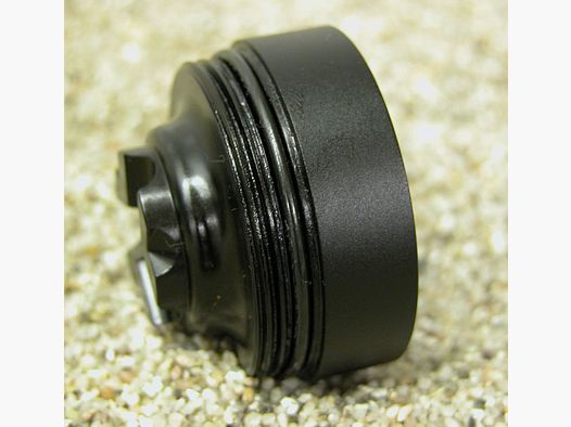 Lamela de reemplazo "SlimLine" ALU NEGRO Cal. .223Rem hasta .338 Lapua Magnum, o también para el silenciador de aire VESPULA "F" hasta 5,5 mm. Hasta Cal. 338 Lapua