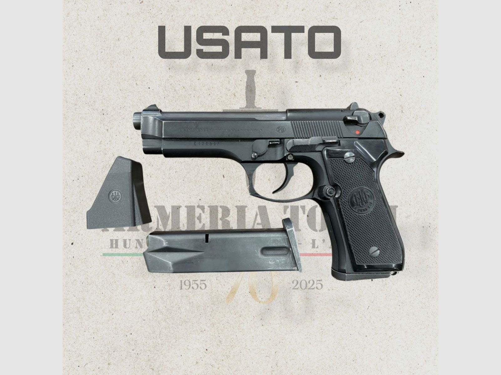 GEBRAUCHT – PISTOLE – BERETTA MOD. 98F Kal. 9×21, Bild 3 von 4