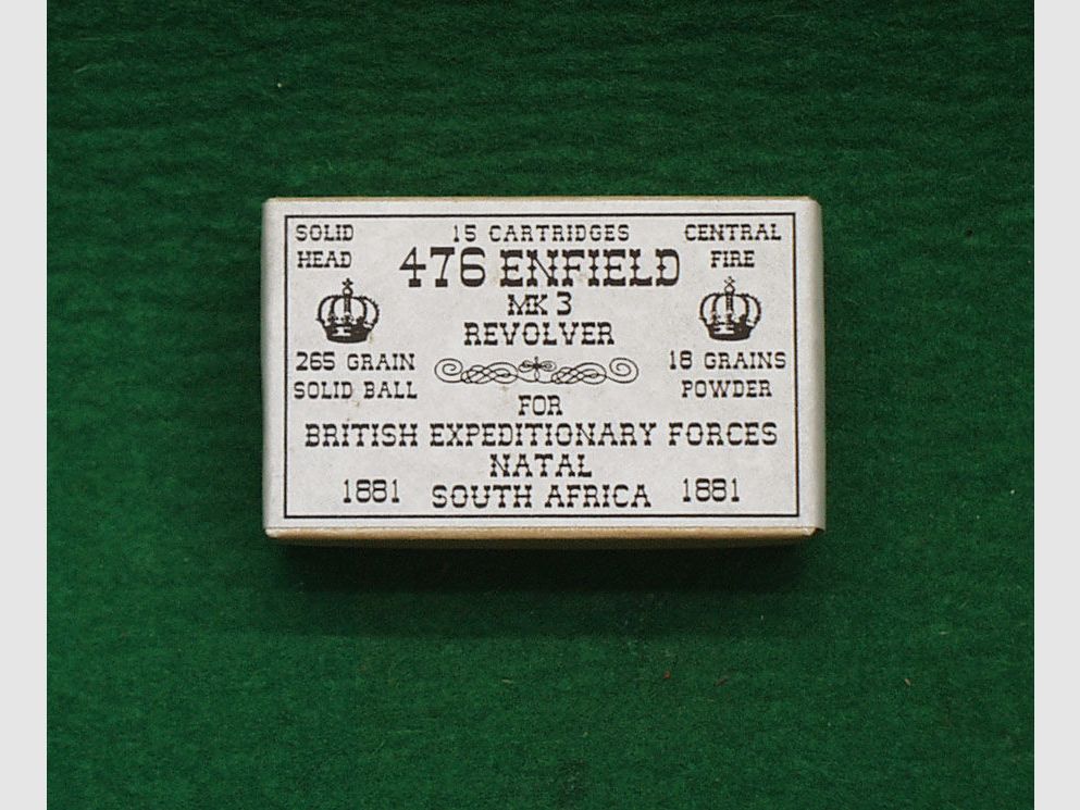 Replika Patronenschachteln .476 Enfield