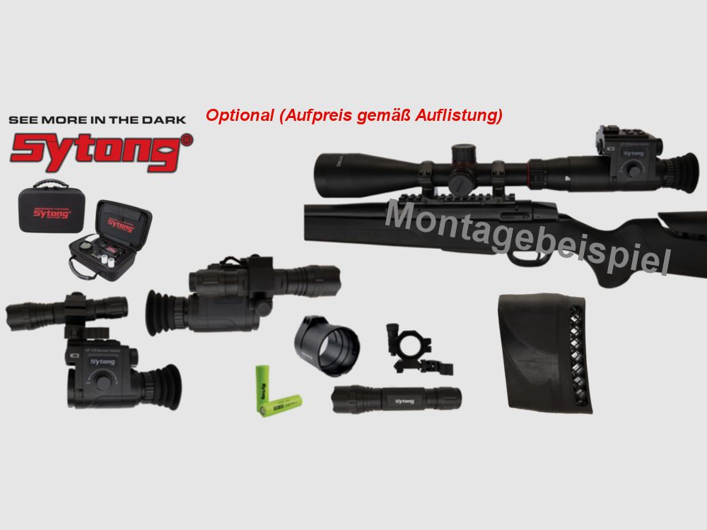  Bergara  B14 B&H Prohunter Flex LINKS Lochschaft mit Kahles Helia 2.4-12x56 fertig montiert / Optional: Brenner Schalldämpfer