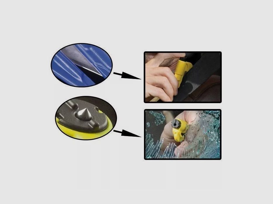 Window breaker seatbelt cutter orange RESQME, image 4 of 6