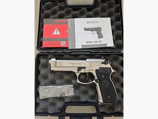 Beretta M92 FS Nickel CO2 4,5mm Diabolo