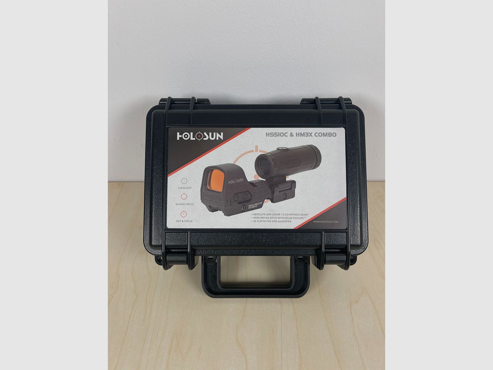 Holosun Set HS510C + HM3X Magnifier + Schutzkoffer
