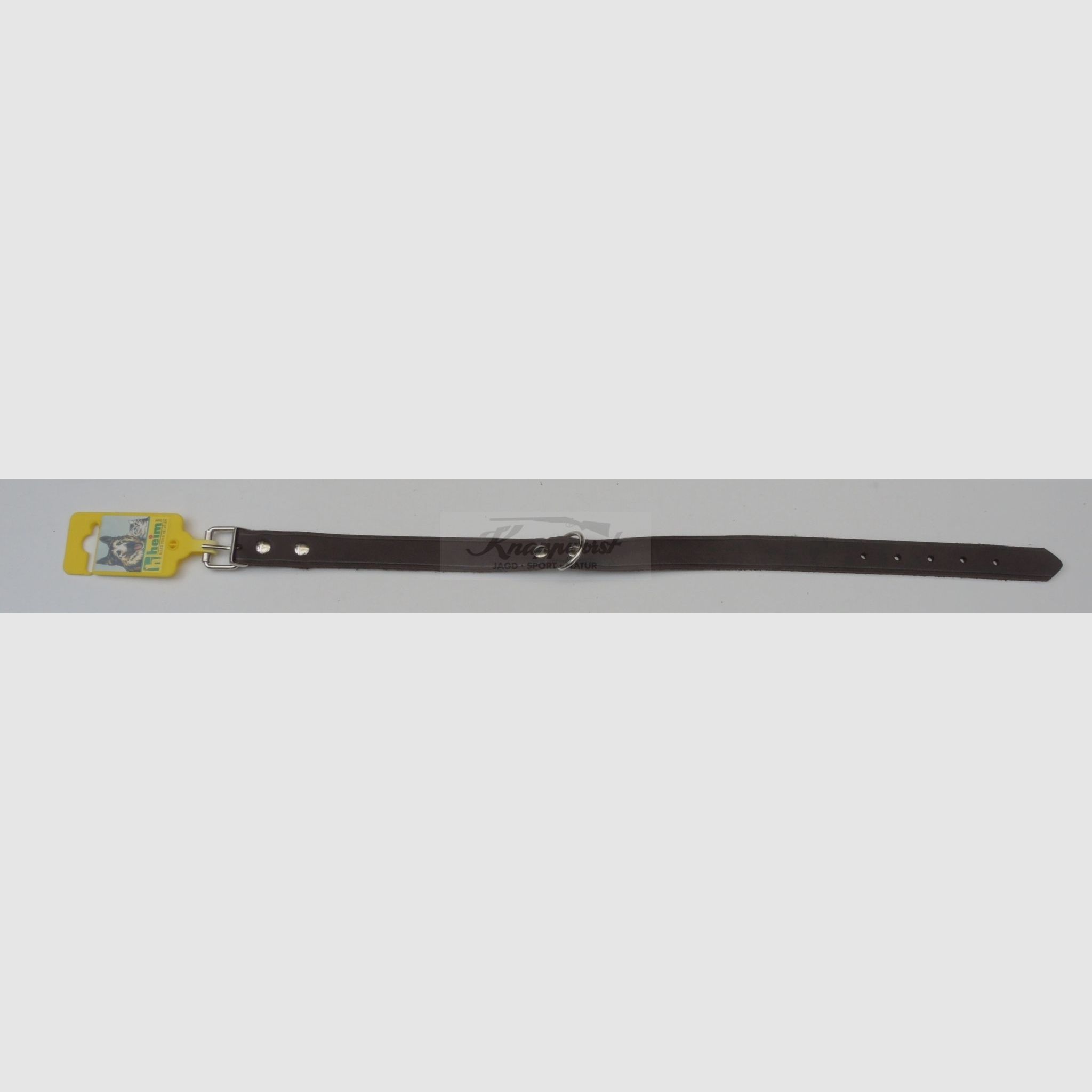 Halsband Soft genietet 22/55 braun