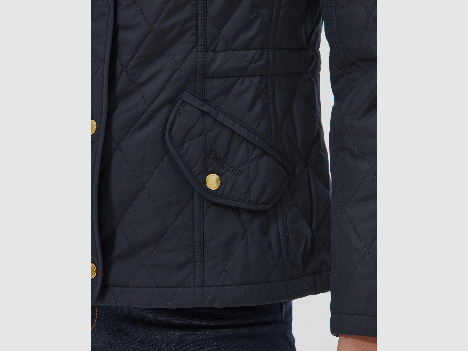 BARBOUR Damenjacke Millfire Quilt Navy