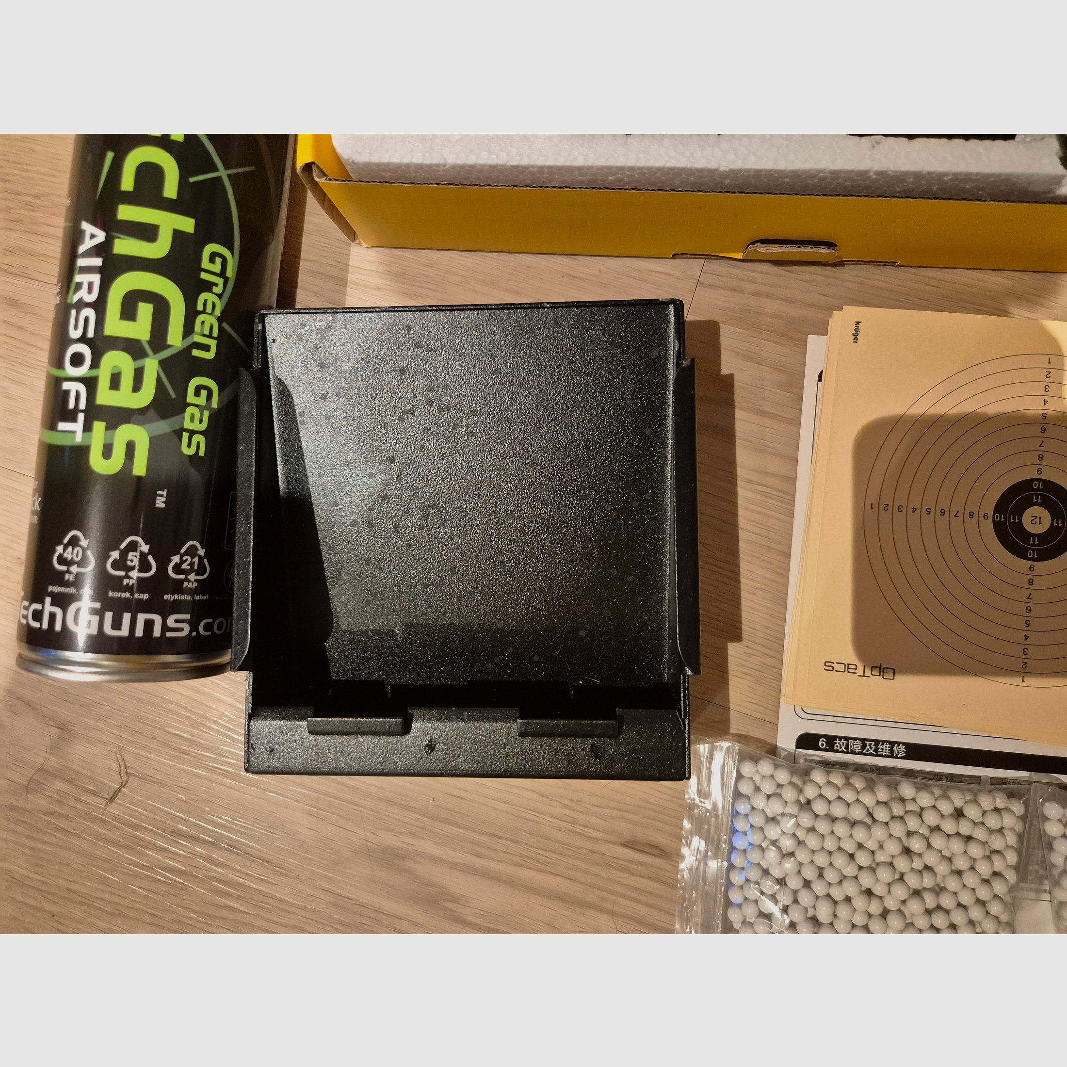 1911 Vollmetall Gas Blowback 1,2 Joule mit Zubehör