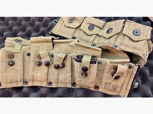 M1 Garand ammunition belt US belt M-1923 M1 Garand, 1942