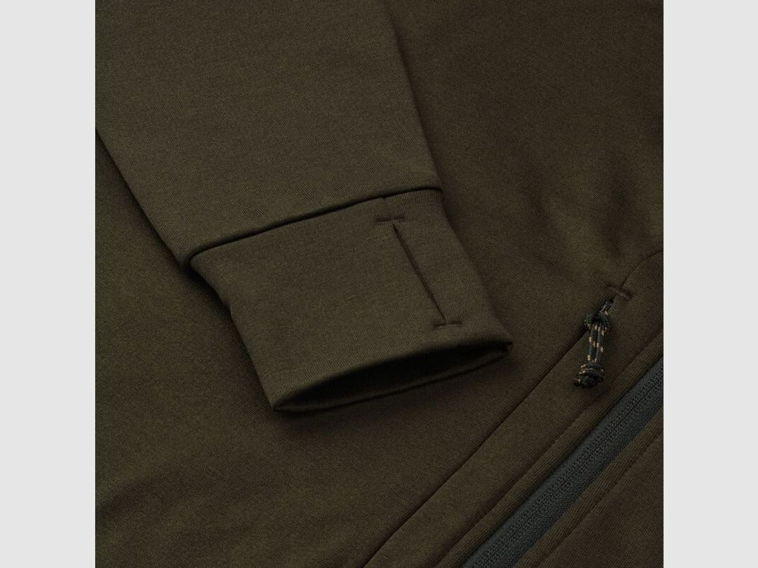 Northern Hunting Damen Fleecehoodie Saga Braun